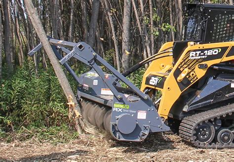 skid steer used mulcher drum attachment|best skid steer for mulching.